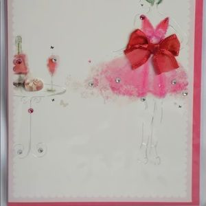 NWT Burgoyne Birthday 3D Card Bailarina Size 5X7”